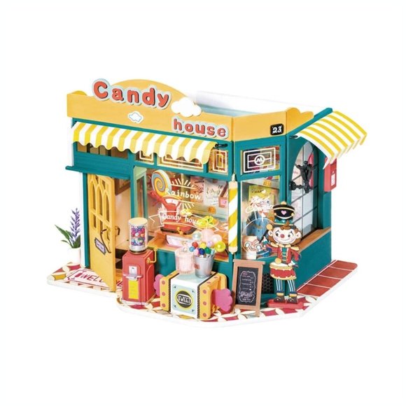 DIY 3D House Puzzle Rainbow Candy House 179pcs - Picture 1 of 6